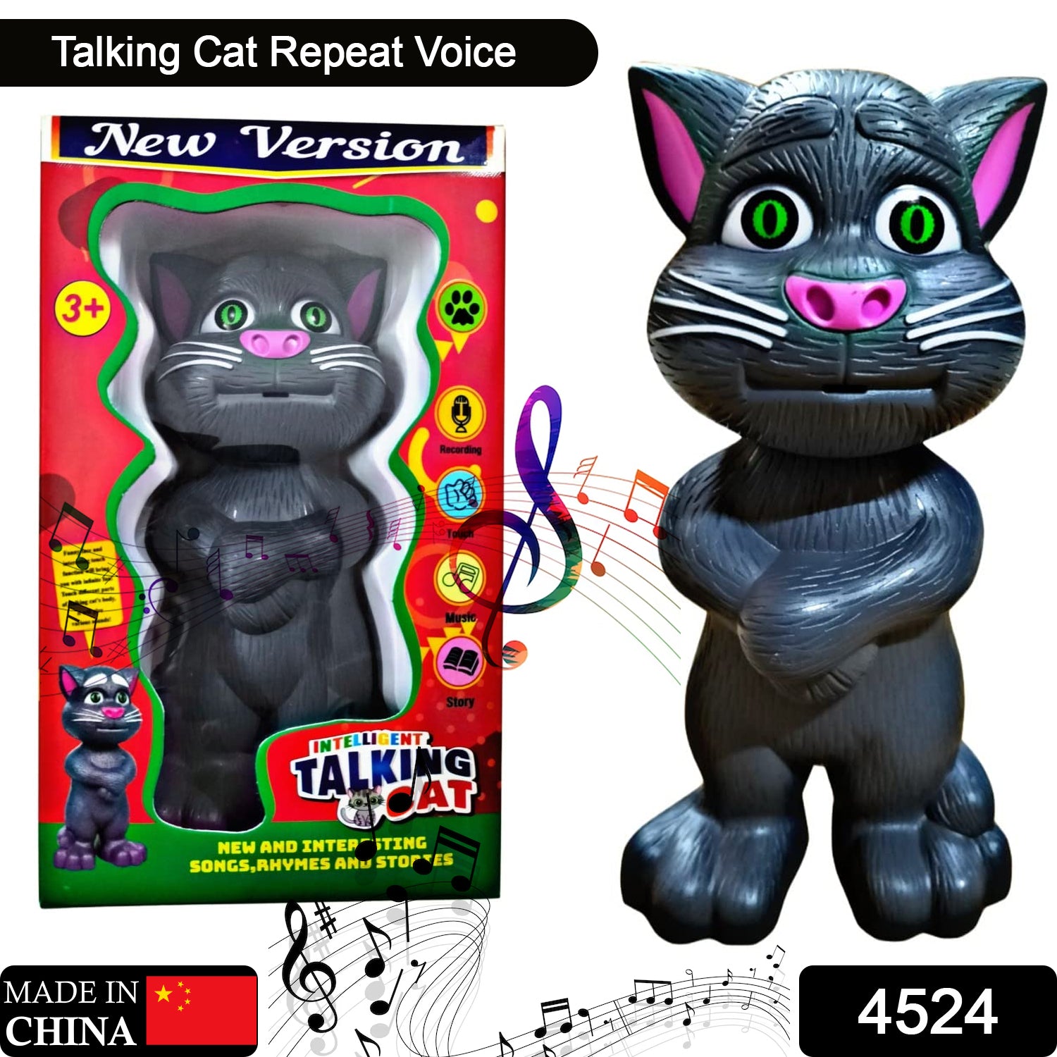 Talking Mimicry Touching Tom Cat Intelligent Interactive Toy With Wonderful Voice For Kids Children Playing And Home Decorate. Talking Mimicry Touching Tom Cat Intelligent Interactive Toy With Wonderful Voice For Kids Children Playing And Home Decorate.